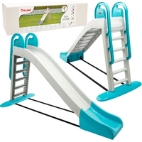 Zjeżdżalnia Duża Xl Ślizg 243 Cm Wolnostojąca Stabilna Idealna Do Ogrodu