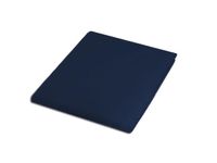 Prześcieradło satyna bawełniana ciemny granat 026/200x220