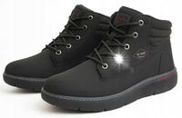 Buty Lee Cooper Męskie Półbuty czarne rozmiar 44