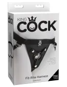 pipedream king cock pasek do akcesoriow intymnych czarny 173 cm
