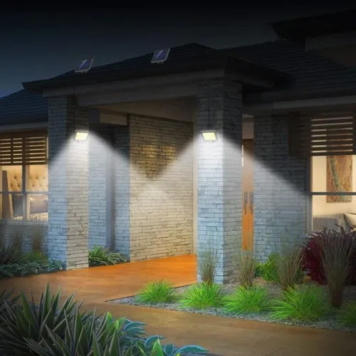 LAMPA SOLARNA HALOGEN LED REFLEKTOR COB CZUJNIK RUCHU ZMIERZCHU na Arena.pl