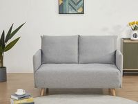 Sofa rozkładana z funkcją spania SPIKE II szara