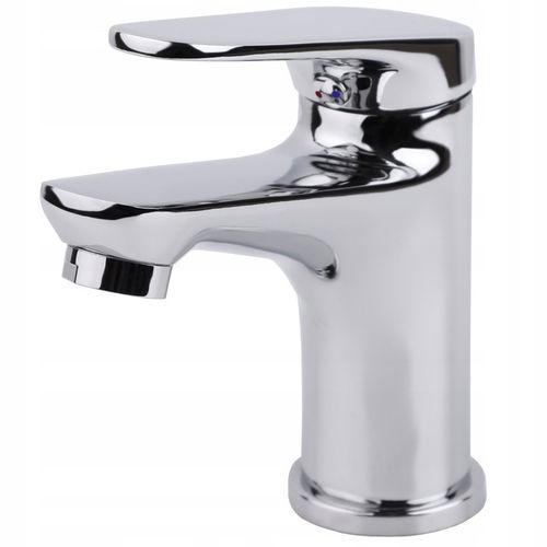 Bateria umywalkowa stojąca chrom kran łazienkowy srebrny YOKA HOME na Arena.pl