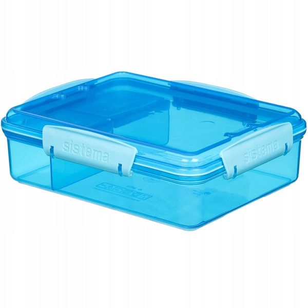 ŚNIADANIÓWKA POJEMNIK lunchbox z Przegródkami snack duo 975ml to-go Sistema zdjęcie 4