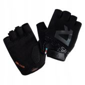MĘSKIE RĘKAWICE HILDER BLACK/GREY/TANGARINE TANGO - L