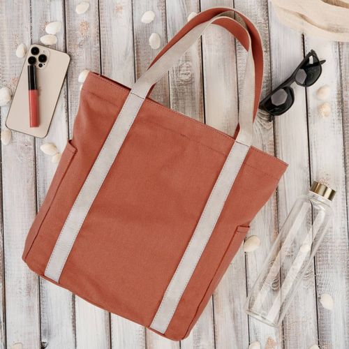 torba damska na ramię shopper duża wegańska materiałowa pojemna p na Arena.pl