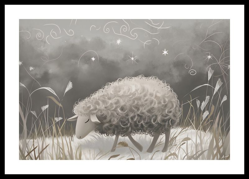 Plakat 45x30cm Bujna Owca zdjęcie 3