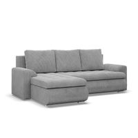 Narożnik rozkładany, lewy, Bosco, 230x159x89 cm, szary | TYLETEGOTU