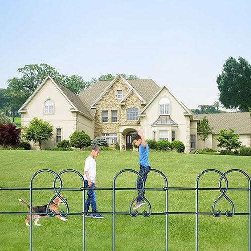 ogrodzenie płotek metalowy ogrodowy 10szt na Arena.pl