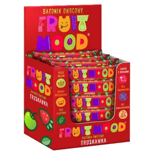 Batonik Owocowy - Truskawka Fruit Mood, 20g na Arena.pl