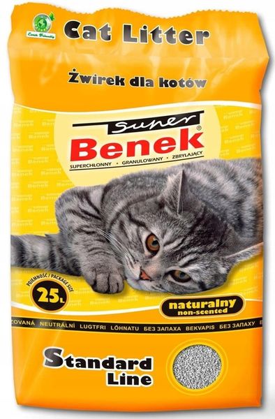 SUPER BENEK Żwirek Naturalny 25L zdjęcie 10