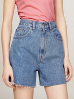 Tommy Jeans spodenki damskie jeansowe krótkie bawełna rozmiar 28