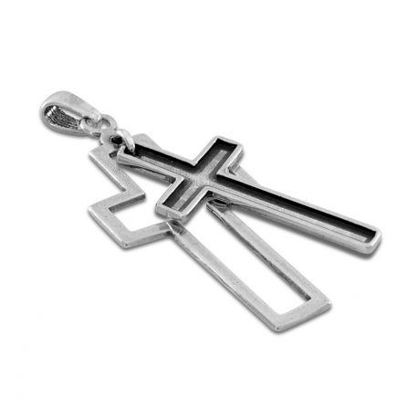 SREBRNY KRZYŻ RUCHOMY PRÓBA SREBRA 925 na Arena.pl