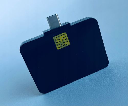 Czytnik Kart Kierowców | Kwadrat | USB - C | Adapter na USB - A| na Arena.pl