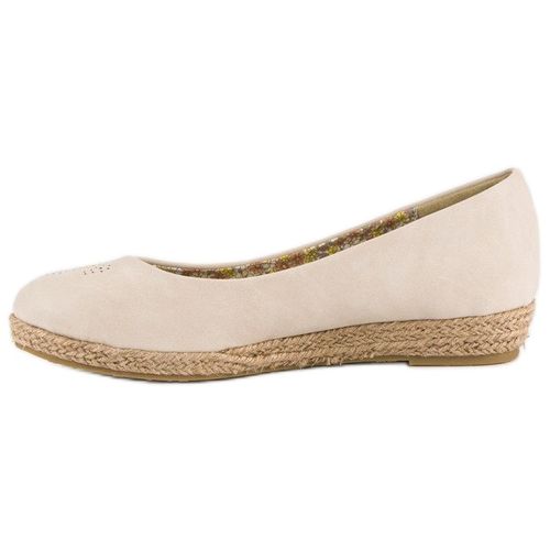 Beżowe baleriny espadryle r.39 na Arena.pl