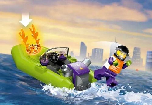 60373 - lego city - łódź strażacka na Arena.pl