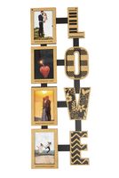 Ramka na zdjęcia LOVE 1 brązowo-czarna z grawerem