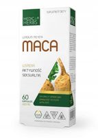 Medica Herbs MACA ekstrakt 620mg POTENCJA LIBIDO