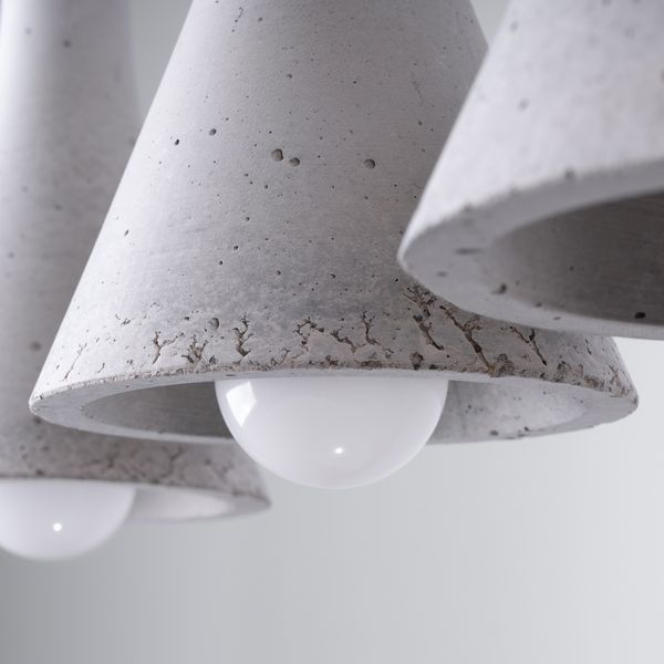 Lampa wisząca REA 3L beton zdjęcie 4