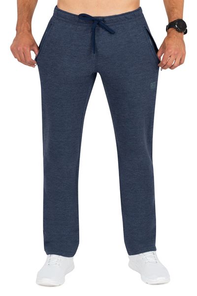 Spodnie męskie granat melanż Darek Rozmiar - XXL zdjęcie 3