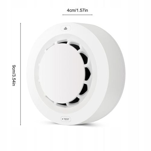 CZUJNIK DYMU OGNIA WIFI ALARM CZUJKA TUYA SMART Z SYRENĄ NA BATEIRE na Arena.pl