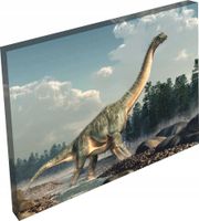 OBRAZ do pokoju dzieci zwierzęta dinozaury 120x80