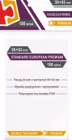 Koszulki na karty 59x92mm 90 mikronów - Standard European Premium 100 sztuk