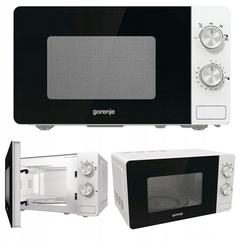 Kuchenka mikrofalowa Gorenje MO17E1W 700W 17l Biała 5poziomów mocy AquaClea na Arena.pl