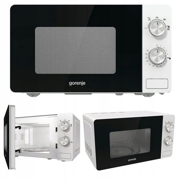 Kuchenka mikrofalowa Gorenje MO17E1W 700W 17l Biała 5poziomów mocy AquaClea zdjęcie 1
