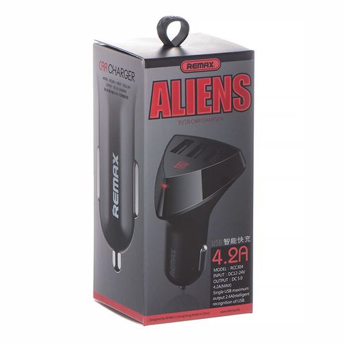 Ładowarka samochodowa USB - Remax Aliens 4,2A 3xUSB na Arena.pl
