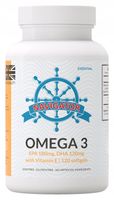 OMEGA 3 120kaps EPA 120mg DHA 180mg + WITAMINA E