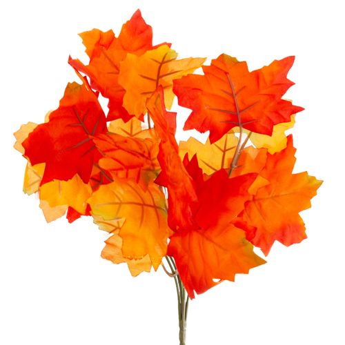 Sztuczne Jesienne Liście Do Kompozycji Bukiet Liści Stroik Jesienny Gałązka na Arena.pl