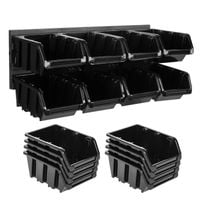 Tablica warsztatowa narzędziowa 390 x 130 mm ścianka garaż 8 kuwet