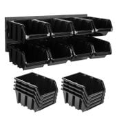 Tablica warsztatowa narzędziowa 390 x 130 mm ścianka garaż 8 kuwet