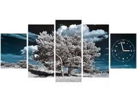 70CM 150CM ZEGAR 5 ELEM SILNE DRZEWA DRUK OBRAZ