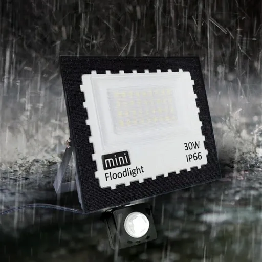 HALOGEN LED 30W NAŚWIETLACZ SLIM CZUJNIK RUCHU ZEWNĘTRZNY DO MAGAZYNU zdjęcie 7