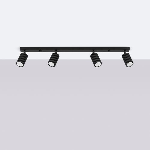 Plafon KARBON 4L czarny na Arena.pl