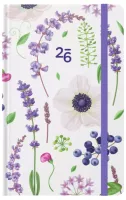 Kalendarz 2026 Tygodniowy Kieszonkowy, Fioletowe Kwiaty