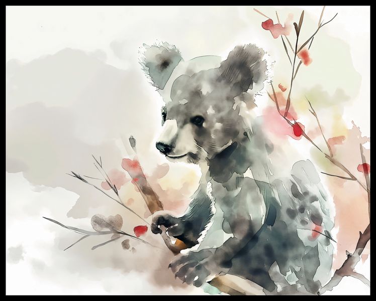 Plakat 76x60,5cm Akwarelowa Koala zdjęcie 2