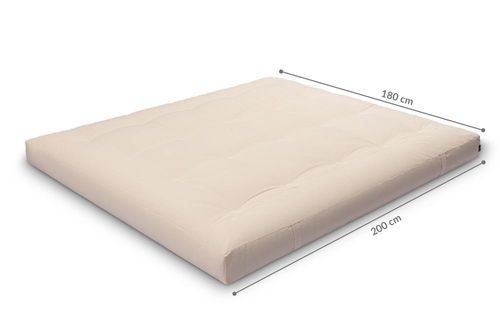Materac 180x200 z kokosem - Pascall Futon Medium Coco - Ecru na Arena.pl
