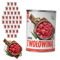 TufTuf mokra karma dla psa Wołowina puszka 36x400g Mielonka