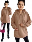 BLUZA DRESOWA DAMSKA z kapturem oversize na wiosnę