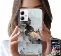 ETUI DO MOTOROLA MOTO G14 - ELEGANCKI MARMUREK MODNE KOBIECE WZORY