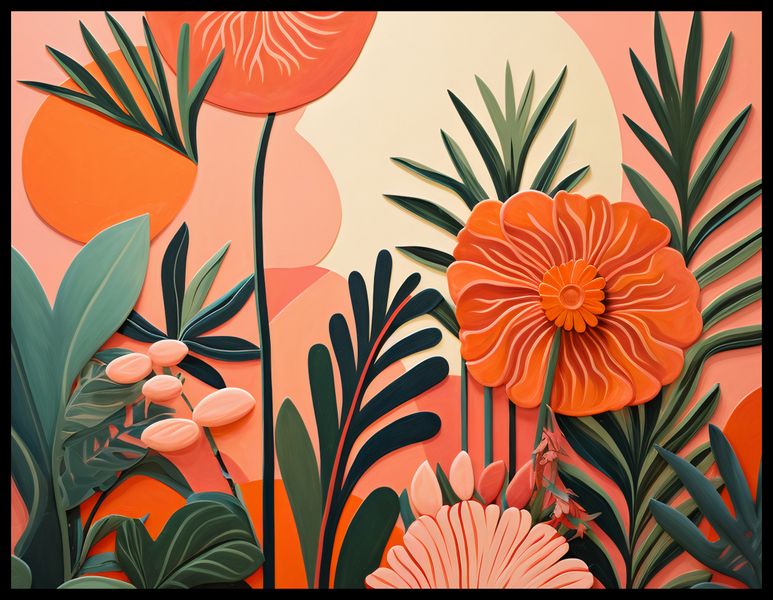 Plakat 65x50cm Koralowy Ogród zdjęcie 2