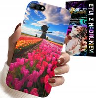 ETUI DO HUAWEI Y7 2018 - POLE KOLOROWYCH TULIPANÓW, TULIPAN, CASE