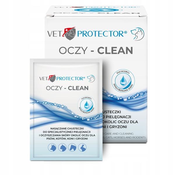 VET PROTECTOR OCZY – CLEAN – chusteczki do oczu zdjęcie 1