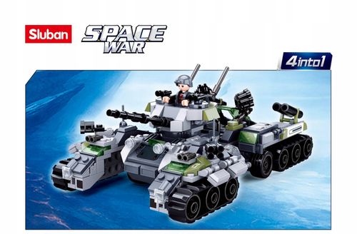 Klocki - Pojazd wojskowy 123 elementy Sluban B0793D na Arena.pl