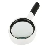 Lupa 6x klasyczna szkło powiększające soczewka 65 mm średnicy