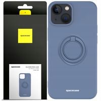 ETUI MATOWE DO IPHONE 13 MINI SPACECASE SILICONE RING SILIKONOWE + SZKŁO