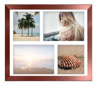 Ramka na 4 zdjęcia Hekla 24x30x4 foto galeria różowe złoto 1szt.